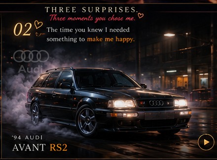 Audi cinematic visual